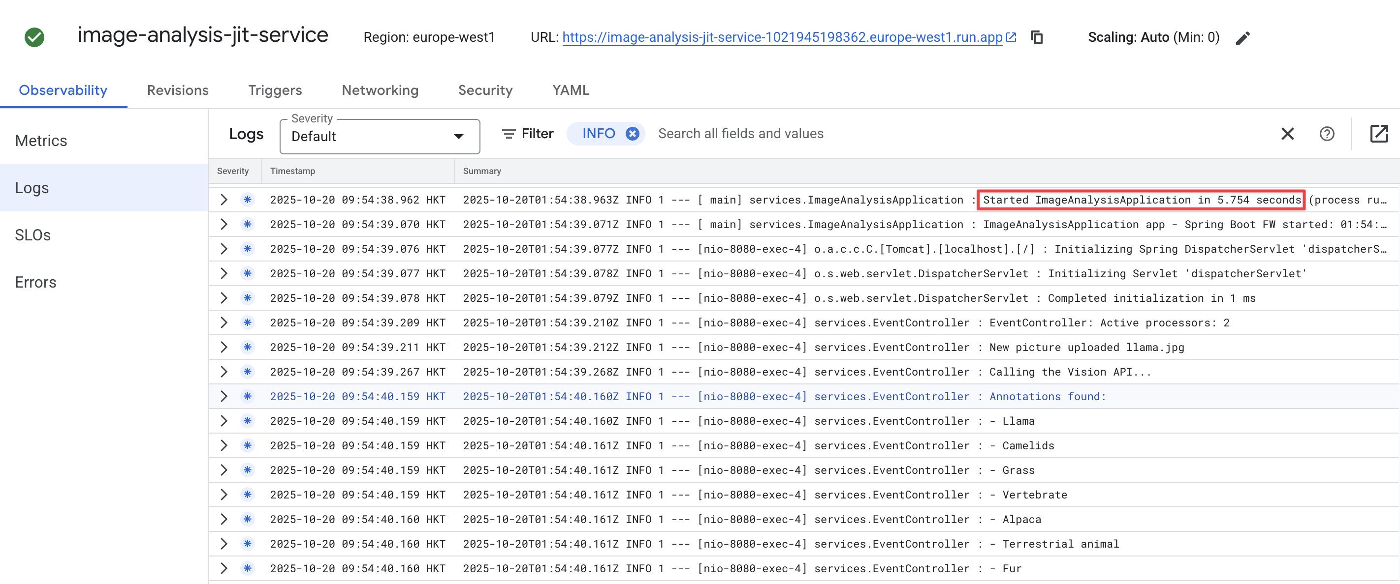 JIT Cloud Run Trigger